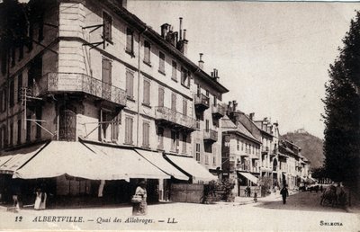 Rhone Alpes, Savoie (73), Albertville: Quai des Allobroges