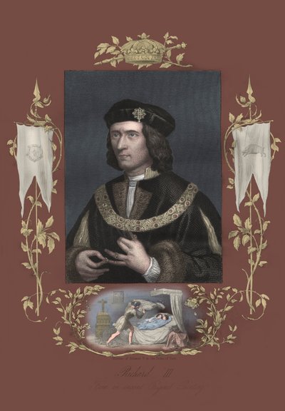 İngiltere Kralı III.Richard (baskı) by Unbekannter Künstler