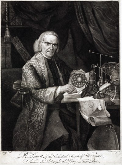 Richard Lovett, İngiliz fizikçi, c 1750-1780 by Unbekannt