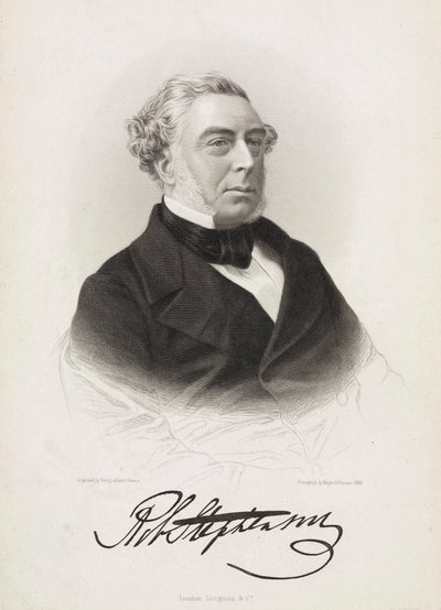 Robert Stephenson, İngiliz makine ve inşaat mühendisi, c 1850