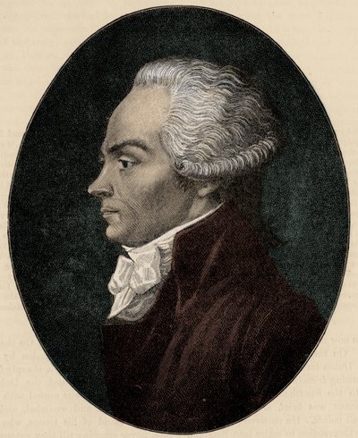 Robespierre - portre by Unbekannter Künstler