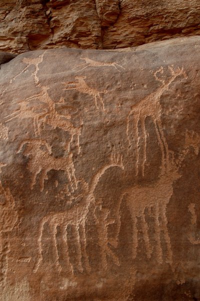 Kaya sanatı, Tarih Öncesi: Uweinat masifinde, Sudan