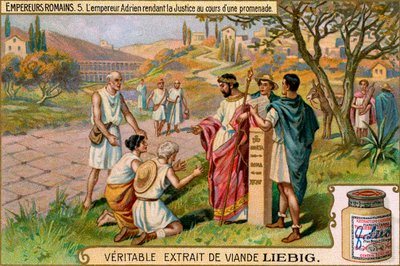 Roma İmparatorları - Liebig Et Özü koleksiyon kartı by Unbekannter Künstler
