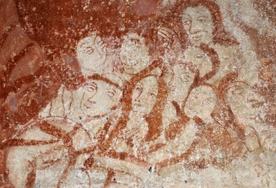 Romanesk sanat: Aziz Catherine Şapeli, Beşikteki Voute, İsa