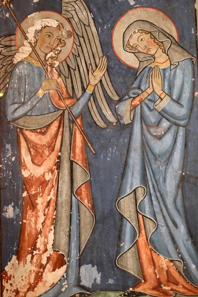 Saint-Pierre-le-Jeune Protestan Kilisesi, Fresco, Strasbourg, Fransa. by Unbekannter Künstler