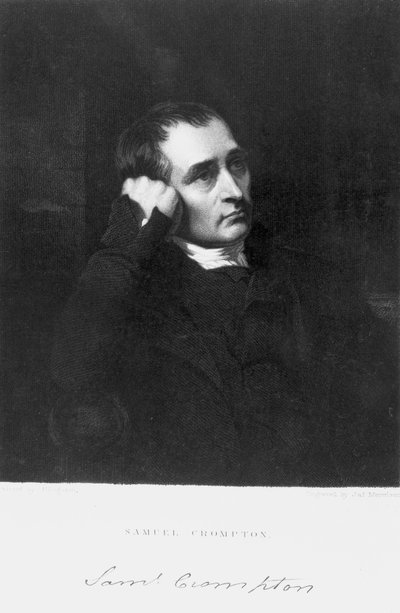 Samuel Crompton, dönen katırın İngiliz mucidi, 19. yüzyılın başlarında by Unbekannt
