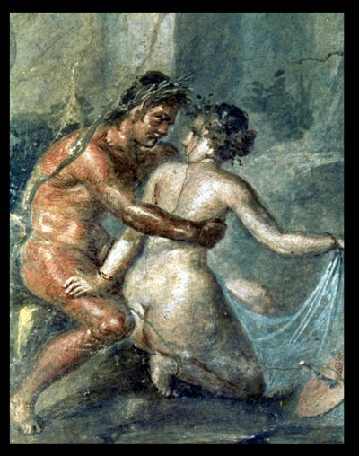 Satyr ve Maenad, Pompeii