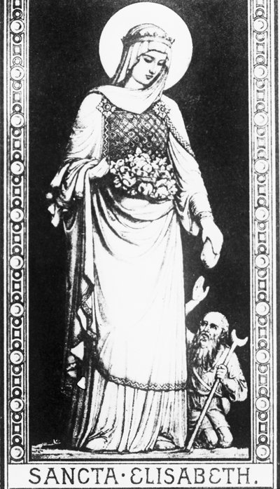Macaristan'ın kutsal Elizabeth'inin yaşam sahnesi by Unbekannter Künstler