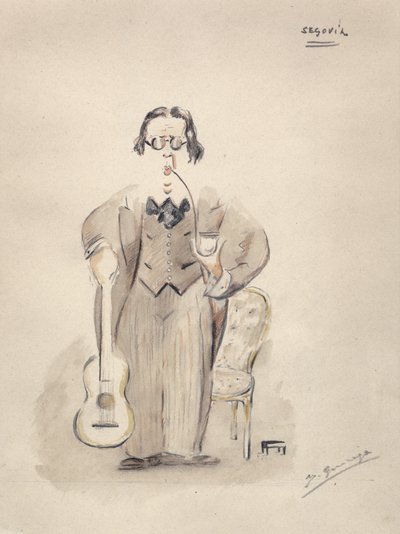 Segovia, İspanya, 1925 dolayları (eskiz) by Unbekannter Künstler