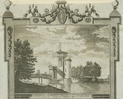 Shugborough - Rüzgarlar Tapınağı: gravür, nd [c 1770] by Unbekannt