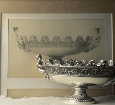 Jean Baptiste Claude Odiot (1753-1850) tarafından yapılan gümüş kesim çizimi ve reprodüksiyonu. 19. yüzyılın başı by Unbekannt