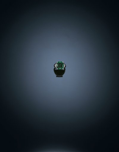 Tek taşlı yüzük (alexandrite & platin) (ayrıca bkz. 1762468) by Unbekannt