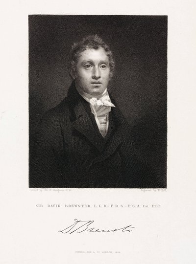Sir David Brewster, İskoç fizikçi by Unbekannt