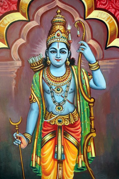 Sri Vadapathira Kaliamman Hindu tapınağı. Vishnu