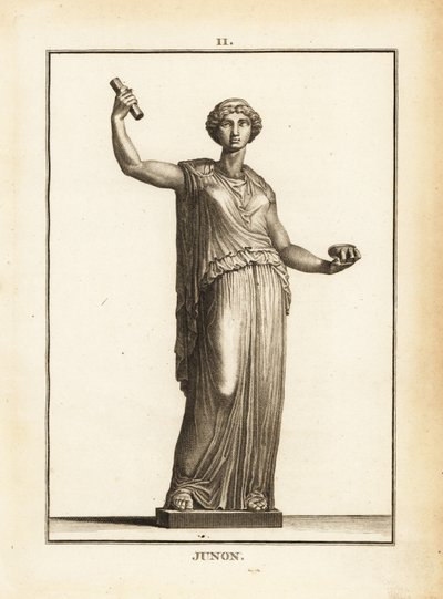 Roma tanrıçası Juno, tanrıların kraliçesi heykeli by Unbekannt