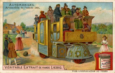 1831#39;den kalma buhar motorlu otomobil by Unbekannter Künstler