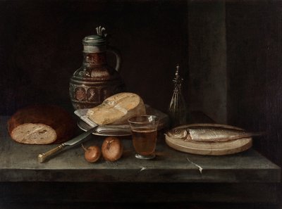 peynir ile natürmort by Unbekannter Künstler