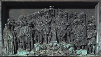 Strasbourg, Gutenberg heykelinin kısma. Avrupa by William M. Timlin