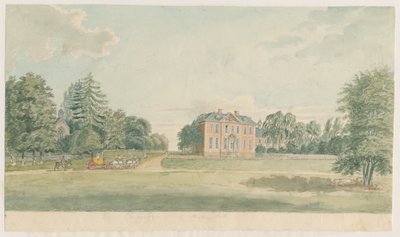 Stretton Hall: suluboya resim ve [18. yüzyılın sonları] by Unbekannt