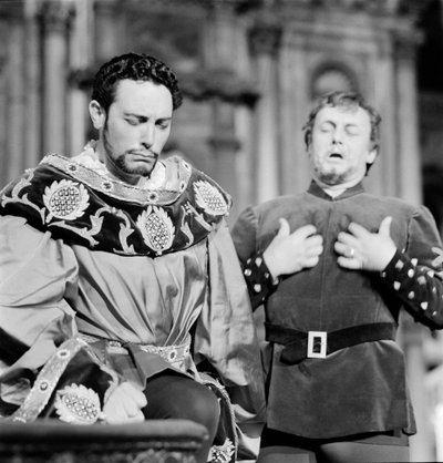 LA FENICE TİYATROSU: OTELLO (Othello) - THE OPERA SINGERS MARIO DEL MONACO - PALAZZO DUCAL - VENEDİK - 1960 by Unbekannt