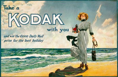 'Yanınıza bir Kodak alın', Kodak fotoğraf makineleri için reklam, İngiliz, c 1910 by Unbekannt