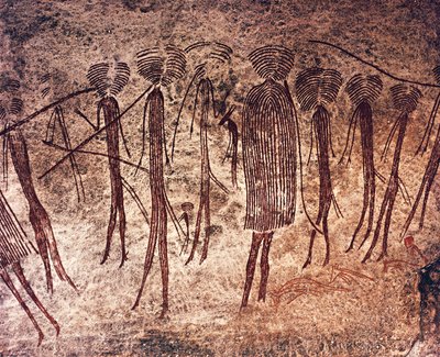 Tanzanya, Dodoma Bölgesi, Kondoa, Kaya çizimleri by William M. Timlin