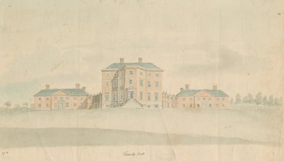 Teddesley Hall: suluboya resim ve [18. yüzyılın sonları] by Unbekannt