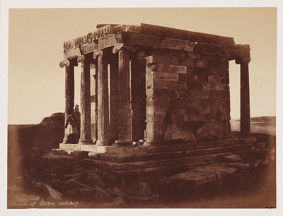 Zafer Tapınağı, Atina, 1849 dolayları by Unbekannt