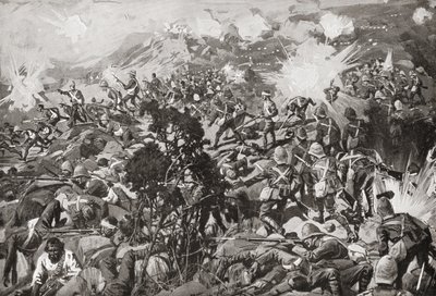 Spion Kop Savaşı, Tugela Nehri, Natal, Güney Afrika, 23-24 Ocak 1900, ikinci Boer Savaşı sırasında. by Unbekannt
