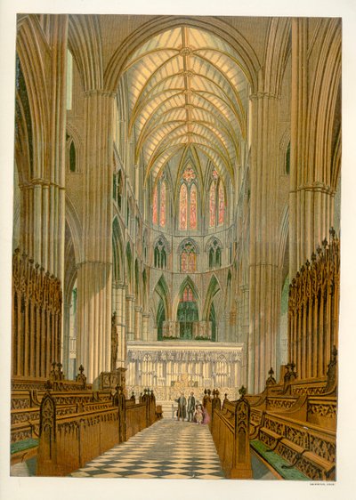 Koro (Quire) - Westminster Abbey by Unbekannter Künstler