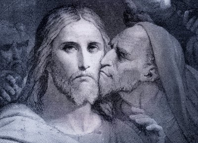 Öpücük- Judas Iscariot, 1880 dolaylarında Barselona