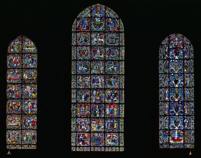 Tutku, Doğuş ve Jesse Ağacı (vitray) (detay için 98063-64) by Unbekannt