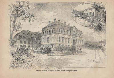 Paris'teki Pasteur Enstitüsü by Unbekannter Künstler