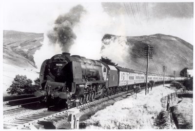 The Royal Scot, şehirlerarası lokomotif (s/b fotoğraf) by Unbekannt