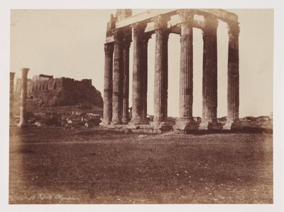 Jüpiter Olympius Tapınağı, 1849 dolayları by Unbekannt