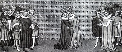 Kral Edward III ve Fransa Kralı Philip V