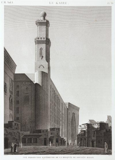 Sultan Hassan Camii, Kahire, Mısır, c 1798 by Unbekannt