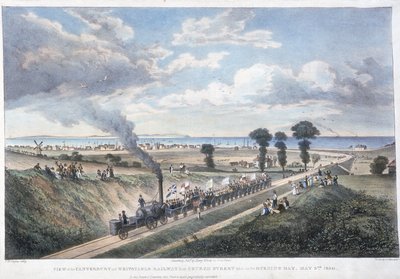 Canterbury & Whitstable Demiryolu'nun açılışı, Kent, 3 Mayıs 1830 by Unbekannt