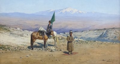 Dua (tuval üzerine yağlıboya) by Unbekannter Künstler