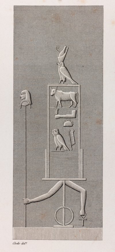 Teb: Karnak, yakın çekim by Unbekannt