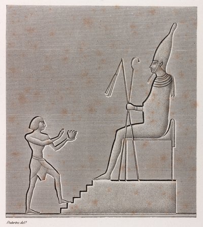 Thebes, Karnak, yakın çekim by Unbekannt