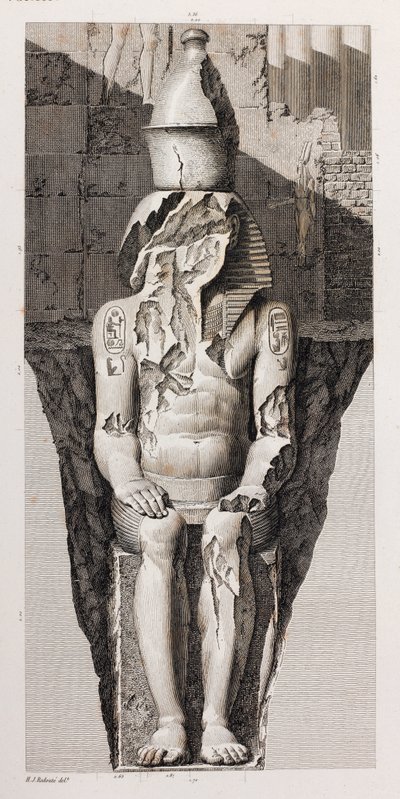 Thebes, Louqsor, Yakın Çekim by Unbekannt