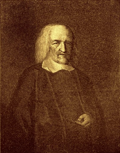 Thomas Hobbes (gravür) by Unbekannter Künstler