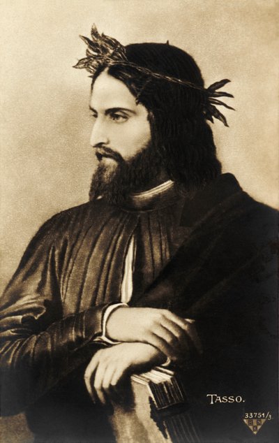 Torquato Tasso Portre İtalyan by Unbekannter Künstler