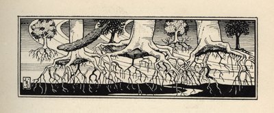 Ağaçlar bir fırtına tarafından yok edilir ve köklerini tam olarak bulundukları yere yeniden ekerler. Rudolf Erich Raspe