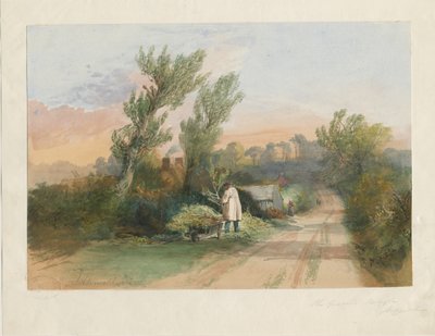 Trentham - "Yeşil Dal": suluboya resim, nd [? 19. yüzyıl] by Unbekannt
