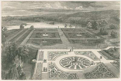 Trentham Gardens: gravür ve [?19. yüzyıl] by Unbekannt