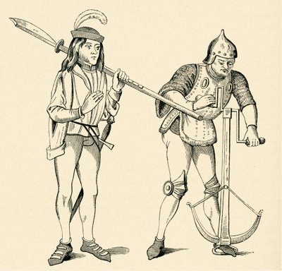 Varlet/Squire ve Archer by Unbekannter Künstler
