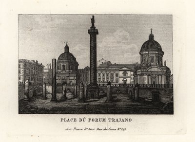 Trajan Sütunu ile Trajan Forumu Piazza