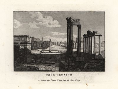 Roma Forumu'nun görünümü, Forum Romanum, Roma by Unbekannt